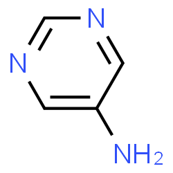 ChemSpider 2D Image | 5-Pyrimidinamine | C4H5N3