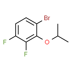 ChemSpider 2D Image | 1-Bromo-3,4-difluoro-2-isopropoxybenzene | C9H9BrF2O