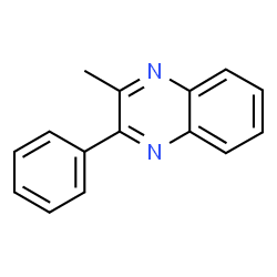 ChemSpider 2D Image | 2-Methyl-3-phenylquinoxaline | C15H12N2