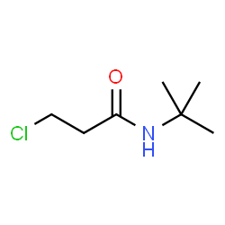 ChemSpider 2D Image | N-tert-butyl-3-chloropropanamide | C7H14ClNO