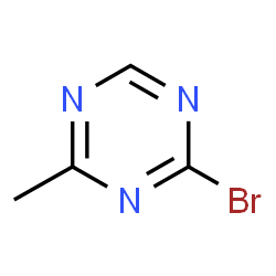 ChemSpider 2D Image | 2-Bromo-4-methyl-1,3,5-triazine | C4H4BrN3