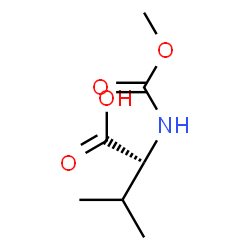 ChemSpider 2D Image | N-(Methoxycarbonyl)-D-valine | C7H13NO4