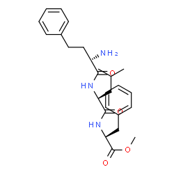 ChemSpider 2D Image | Methyl N-[(2S)-2-amino-4-phenylbutanoyl]-L-leucyl-L-phenylalaninate | C26H35N3O4