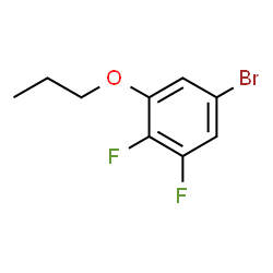ChemSpider 2D Image | 5-Bromo-1,2-difluoro-3-propoxybenzene | C9H9BrF2O