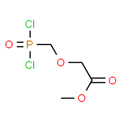 ChemSpider 2D Image | Methyl [(dichlorophosphoryl)methoxy]acetate | C4H7Cl2O4P