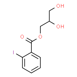 ChemSpider 2D Image | 2,3-Dihydroxypropyl 2-iodobenzoate | C10H11IO4