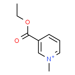 ChemSpider 2D Image | 3-(Ethoxycarbonyl)-1-methylpyridinium | C9H12NO2