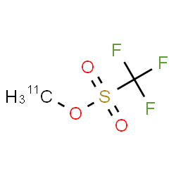 ChemSpider 2D Image | (~11~C)Methyl trifluoromethanesulfonate | C11CH3F3O3S