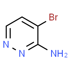 ChemSpider 2D Image | 4-Bromo-3-pyridazinamine | C4H4BrN3