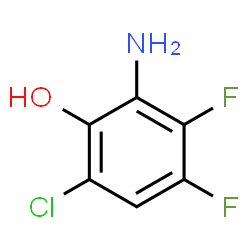 ChemSpider 2D Image | 2-Amino-6-chloro-3,4-difluorophenol | C6H4ClF2NO