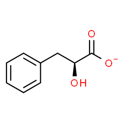 ChemSpider 2D Image | (2S)-2-Hydroxy-3-phenylpropanoate | C9H9O3