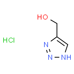ChemSpider 2D Image | (1H-1,2,3-triazol-4-yl)methanol hydrochloride | C3H6ClN3O