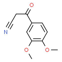 ChemSpider 2D Image | 3,4-DIMETHOXYBENZOYLACETONITRILE | C11H11NO3