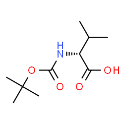 ChemSpider 2D Image | Boc-D-Valine | C10H19NO4
