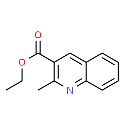 ChemSpider 2D Image | Ethyl 2-methyl-3-quinolinecarboxylate | C13H13NO2
