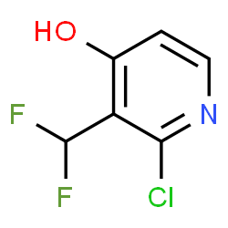 ChemSpider 2D Image | 2-Chloro-3-(difluoromethyl)-4-pyridinol | C6H4ClF2NO