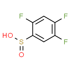ChemSpider 2D Image | 2,4,5-Trifluorobenzenesulfinic acid | C6H3F3O2S