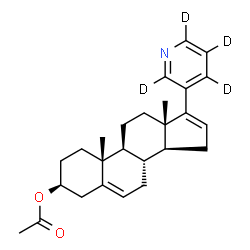 ChemSpider 2D Image | ABIRATERONE ACETATE-D4 | C26H29D4NO2