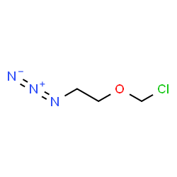 ChemSpider 2D Image | 1-Azido-2-(chloromethoxy)ethane | C3H6ClN3O