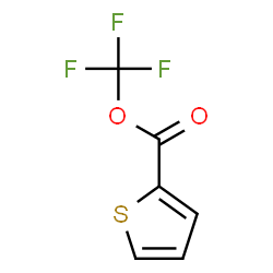 ChemSpider 2D Image | Trifluoromethyl 2-thiophenecarboxylate | C6H3F3O2S