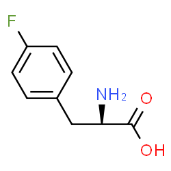 ChemSpider 2D Image | 4-Fluoro-D-phenylalanine | C9H10FNO2
