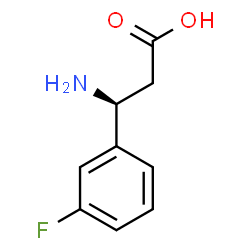 ChemSpider 2D Image | (S)-3-(3-fluoro-phenyl)-β-alanine | C9H10FNO2