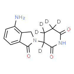 ChemSpider 2D Image | LENALIDOMIDE-D5 | C13H8D5N3O3