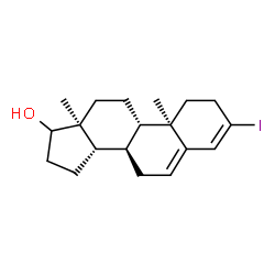 ChemSpider 2D Image | 3-Iodoandrosta-3,5-dien-17-ol | C19H27IO