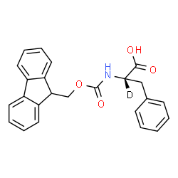 ChemSpider 2D Image | N-[(9H-Fluoren-9-ylmethoxy)carbonyl]-L-(alpha-~2~H)phenylalanine | C24H20DNO4
