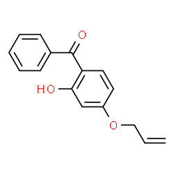ChemSpider 2D Image | 4-Allyloxy-2-hydroxybenzophenone | C16H14O3