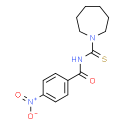 ChemSpider 2D Image | N-(Azepan-1-ylcarbothioyl)-4-nitrobenzamide | C14H17N3O3S