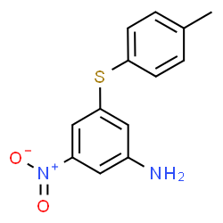 ChemSpider 2D Image | 3-[(4-Methylphenyl)sulfanyl]-5-nitroaniline | C13H12N2O2S