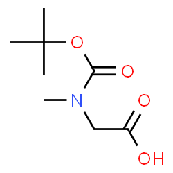 ChemSpider 2D Image | BOC-SAR-OH | C8H15NO4