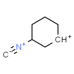 ChemSpider 2D Image | 3-Isocyanocyclohexylium | C7H10N