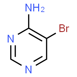 ChemSpider 2D Image | 5-Bromo-4-pyrimidinamine | C4H4BrN3