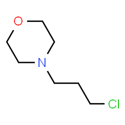 ChemSpider 2D Image | 4-(3-Chloropropyl)morpholine | C7H14ClNO