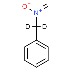 ChemSpider 2D Image | N-Methylene-N-[phenyl(~2~H_2_)methyl]amine oxide | C8H7D2NO
