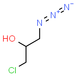 ChemSpider 2D Image | 1-Azido-3-chloro-2-propanol | C3H6ClN3O