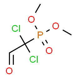 ChemSpider 2D Image | Dimethyl (1,1-dichloro-2-oxoethyl)phosphonate | C4H7Cl2O4P