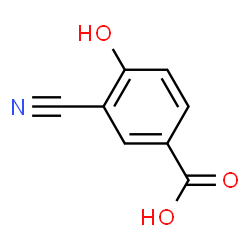 ChemSpider 2D Image | 3-Cyano-4-hydroxybenzoic acid | C8H5NO3