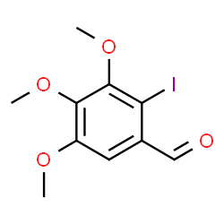 ChemSpider 2D Image | 2-Iodo-3,4,5-trimethoxybenzaldehyde | C10H11IO4