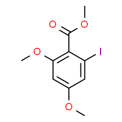 ChemSpider 2D Image | Methyl 2-iodo-4,6-dimethoxybenzoate | C10H11IO4