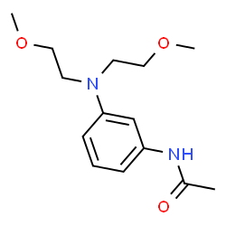 ChemSpider 2D Image | 3-(N,N-Dimethoxyethyl)amino acetanilide | C14H22N2O3