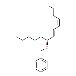 ChemSpider 2D Image | ({[(6S,7E,9Z)-12-Iodo-7,9-dodecadien-6-yl]oxy}methyl)benzene | C19H27IO