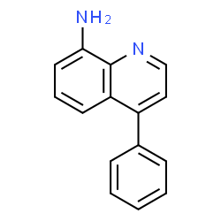 ChemSpider 2D Image | 4-Phenyl-8-quinolinamine | C15H12N2