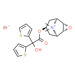 ChemSpider 2D Image | Tiotropium bromide | C19H22BrNO4S2