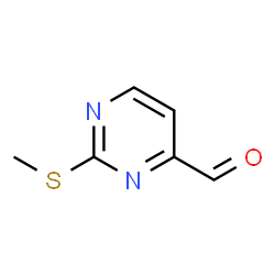 ChemSpider 2D Image | 2-(Methylsulfanyl)pyrimidin-4-carbaldehyd | C6H6N2OS
