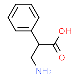 ChemSpider 2D Image | 2-phenyl-3-aminopropanoic acid | C9H11NO2