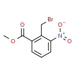 ChemSpider 2D Image | Methyl 2-(bromomethyl)-3-nitrobenzoate | C9H8BrNO4