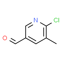 ChemSpider 2D Image | 6-Chloro-5-methylnicotinaldehyde | C7H6ClNO